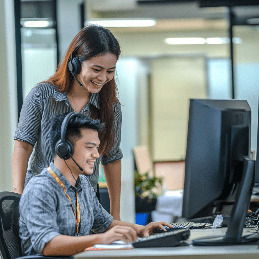 Give constructive feedback to call centre agents