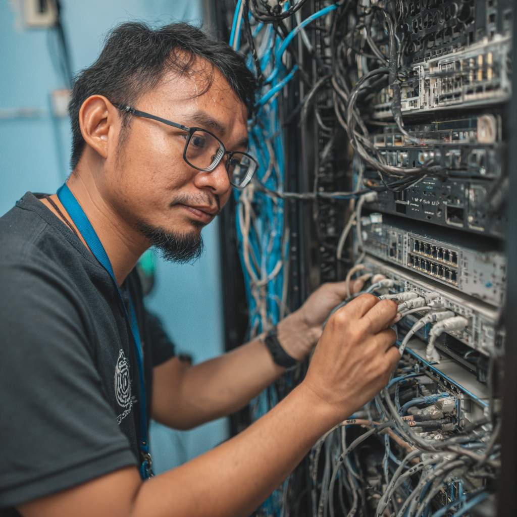 Effectively offshore data centre network technicians and get expert support