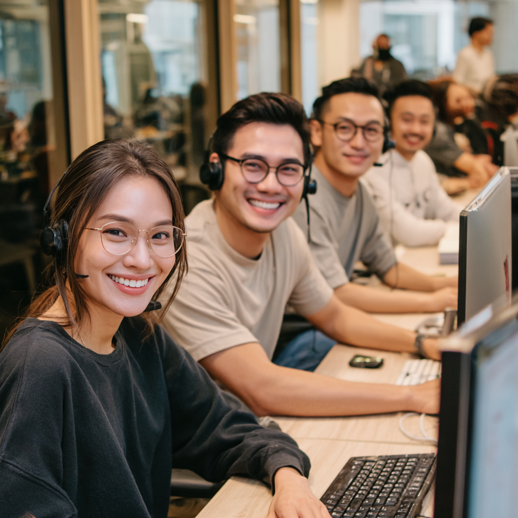 Outsource multilingual customer support easily with Outsourced Staff