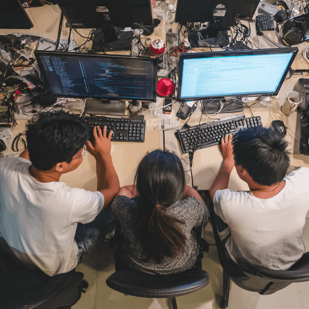 Outsource hybrid AI teams