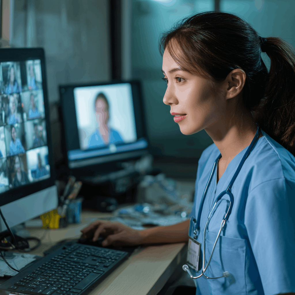 Telehealth software facilitates consultations and medical admin
