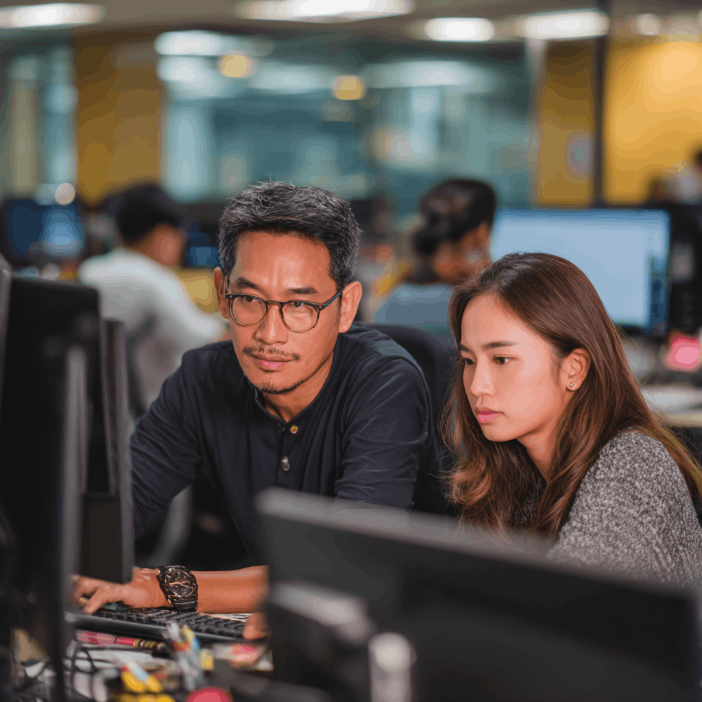 How Hybrid AI Works in BPO Services