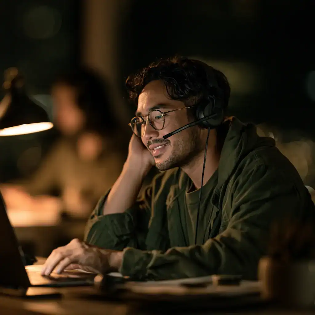 Outsourced QuickBooks Bookkeeper on a video call with an Australian client